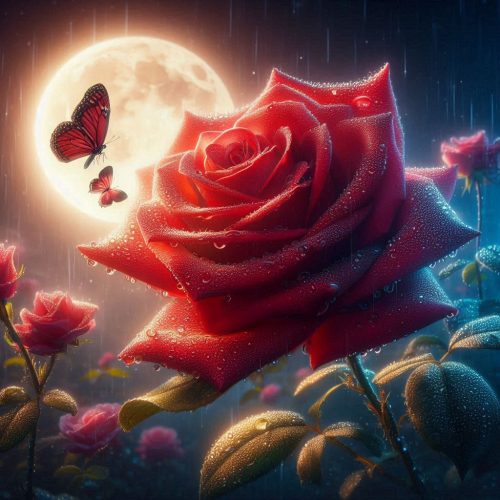 Une rose